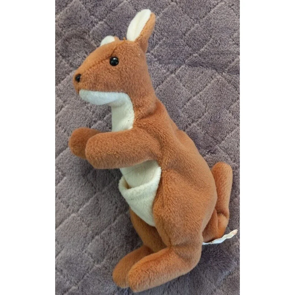 1996 Ty Beanie Baby Pouch No Joey Plush Stuffed Animal